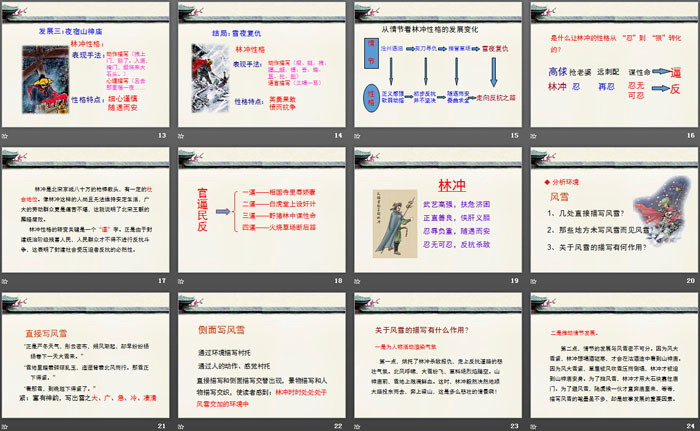 《林教头风雪山神庙》PPT免费课件
（3）