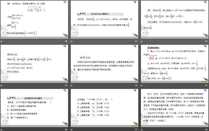 《章末复习课》集合与常用逻辑用语PPT
（3）