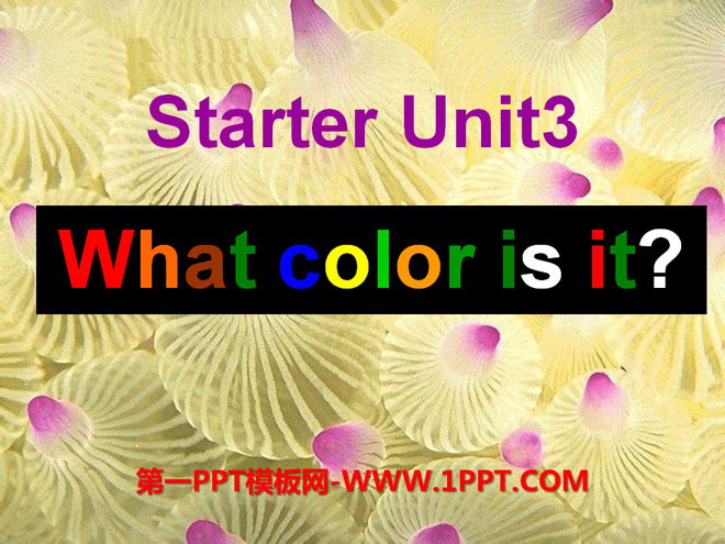 《What colour is it?》PPT课件3
