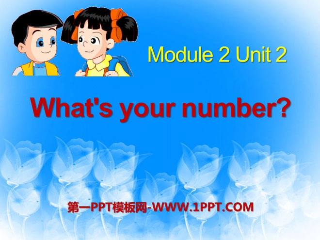 《what's your number?》PPT课件3
