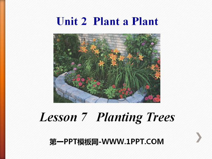 《Planting Trees》Plant a Plant PPT课件