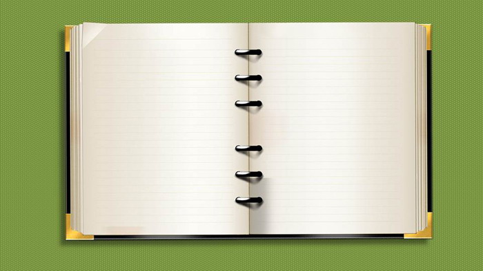 Two UI-style notepad PPT background pictures