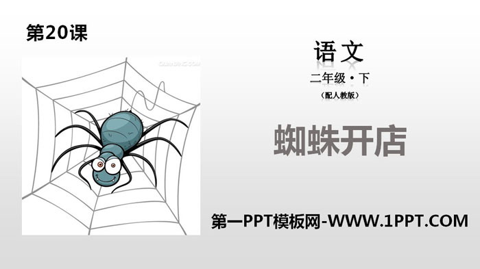 "Spider Opening a Shop" PPT