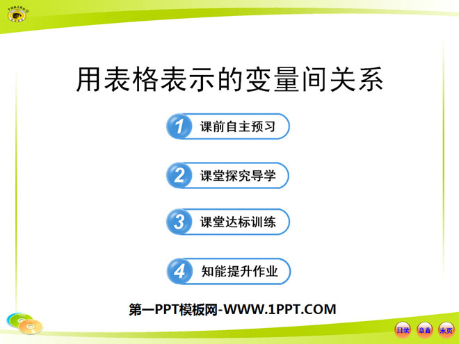 《用表格表示的變數間關係》變數之間的關係PPT課件3