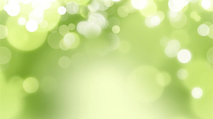 綠色抽象光斑PPT背景圖片