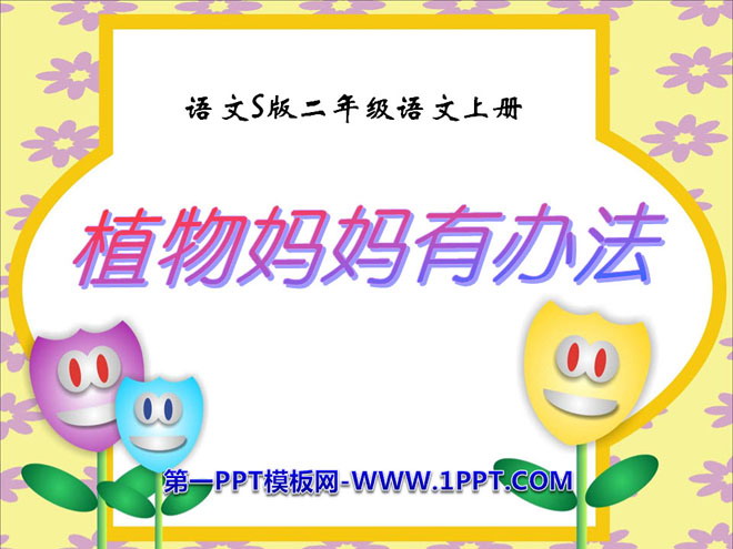 "Plant Mother Has a Solution" PPT Courseware 8