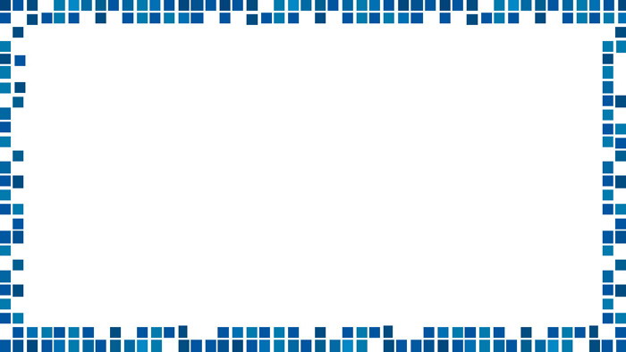 四张蓝色方块PPT边框背景图片（4）