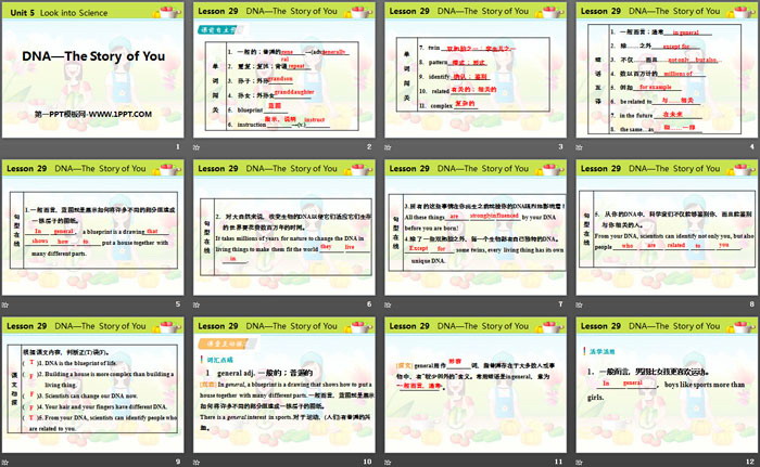 《DNA-The Story of You》Look into Science! PPT教学课件（2）