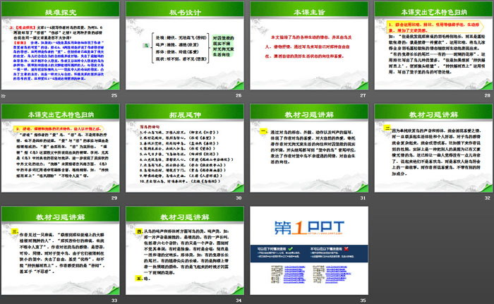 《鸟》PPT课件下载
（4）