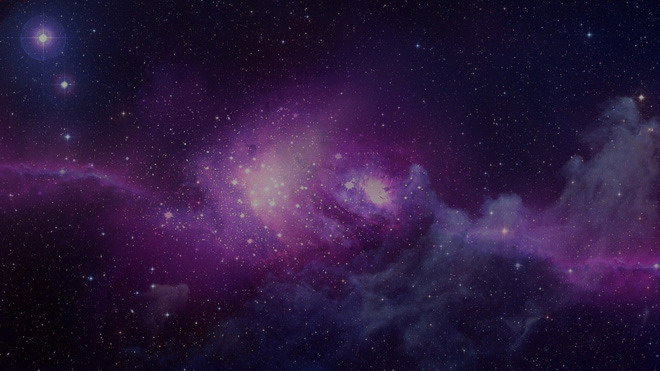 紫色星空唯美PPT背景圖片