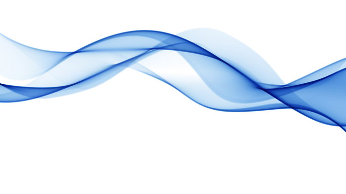 Blue abstract smoke curve PPT background image