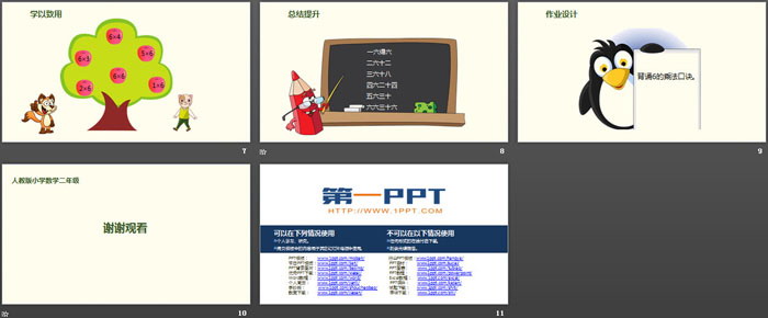 《6的乘法口诀》表内乘法PPT教学课件（3）
