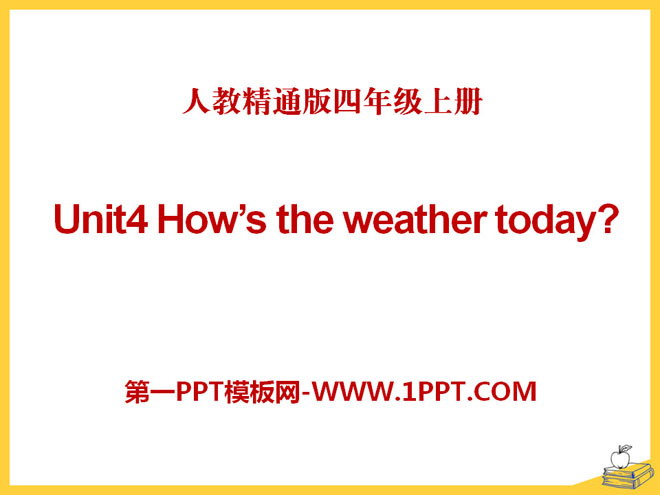 《How's the weather today?》PPT課件3