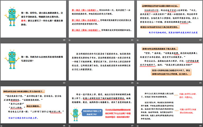 《他们那时候多有趣啊》PPT
（3）