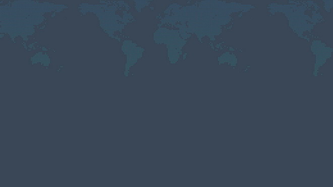 蓝灰色点阵世界地图PPT背景图片（2）