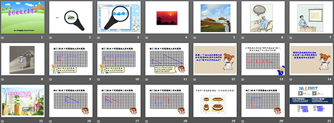 《图形的放大与缩小》比例PPT课件
（2）