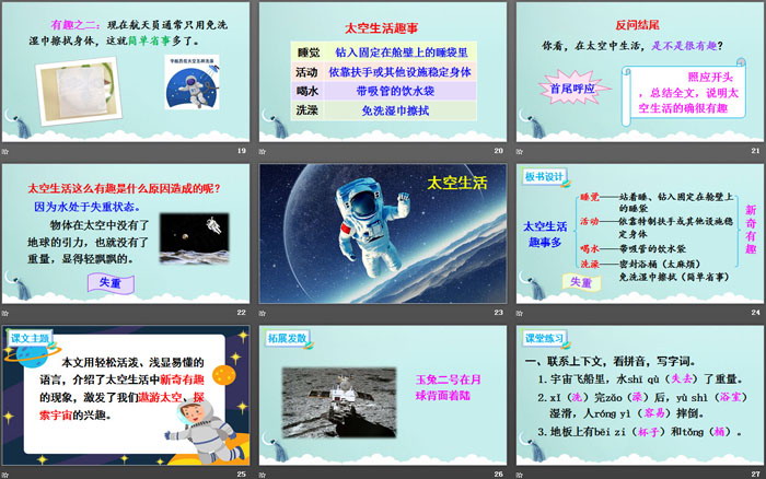 《太空生活趣事多》PPT课件下载（4）