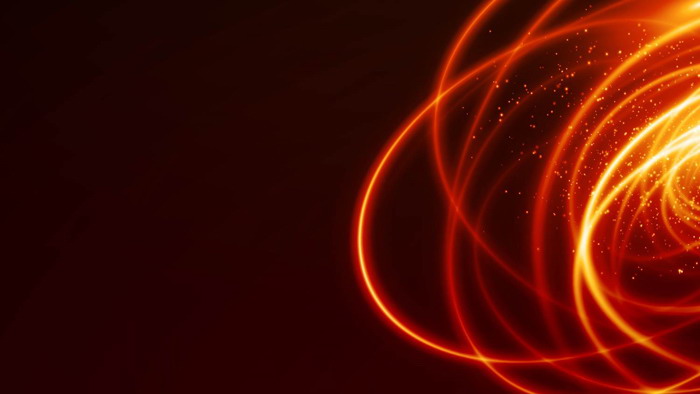 Red abstract light PPT background image