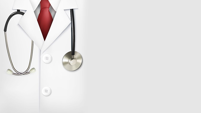 Doctor stethoscope PPT background image