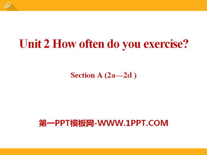 《How often do you exercise?》PPT课件18