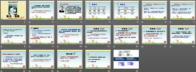 《海伦·凯勒》PPT课件2
(2)