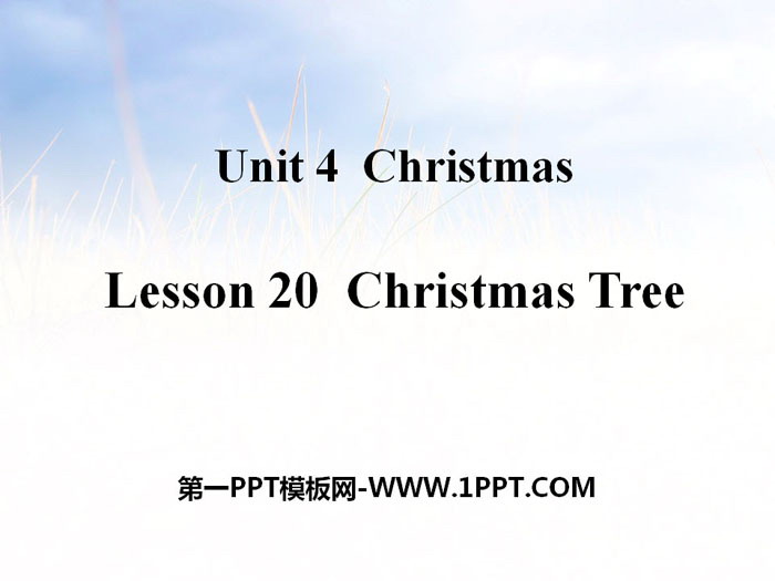 "Chritmas Tree" Christmas PPT courseware