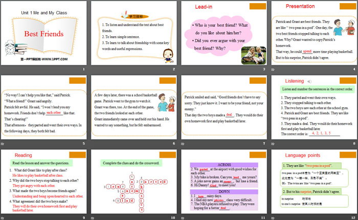 《Best Friends》Me and My Class PPT（2）