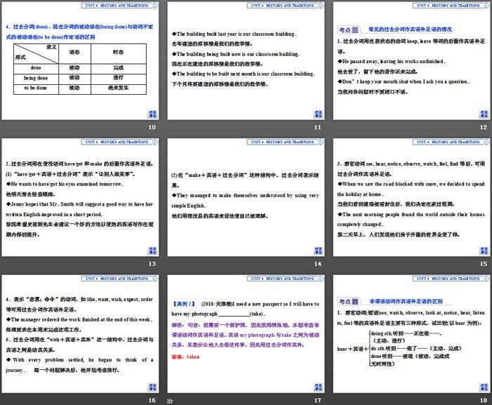 《History and traditions》SectionⅢPPT课件（3）