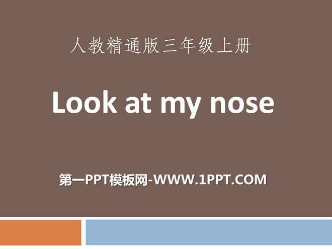 《Look at my nose》PPT课件6