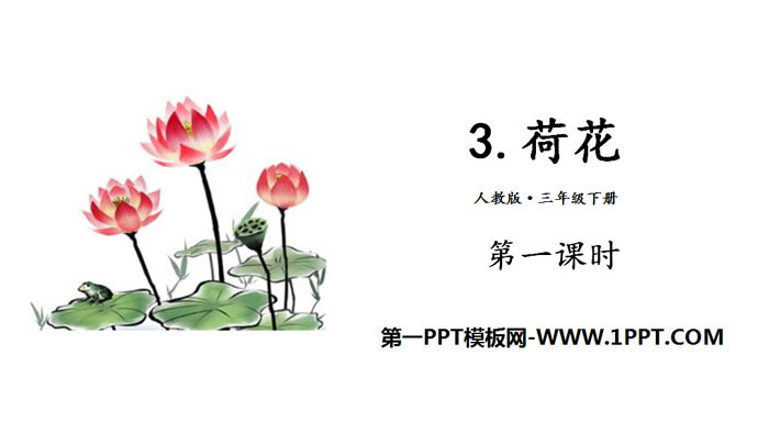 "Lotus" PPT courseware (first lesson)