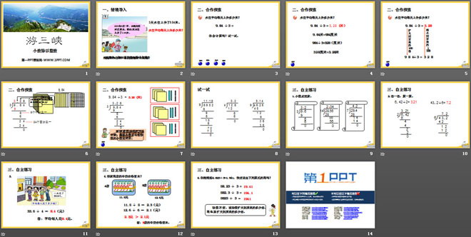 《游三峡》PPT课件
（2）