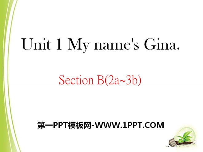 《My name's Gina》PPT课件11