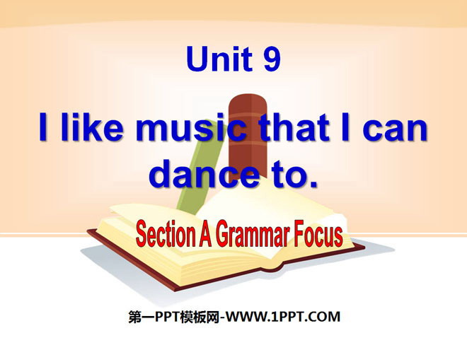 "I like music that I can dance to" PPT courseware 5