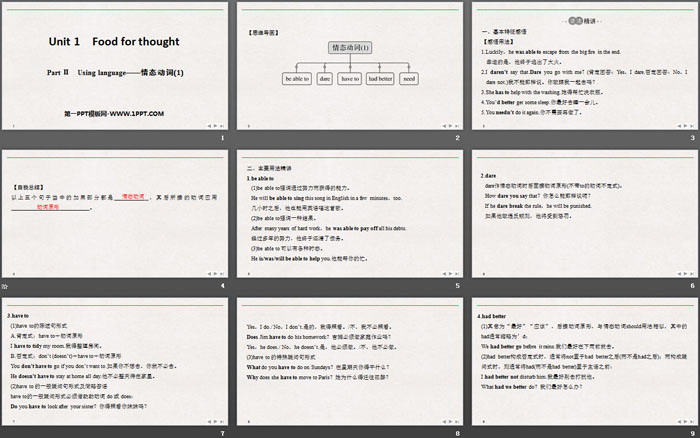 《Food for thought》PartⅡ PPT（2）