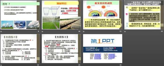 《自然界中的氧循环和碳循环》PPT（3）