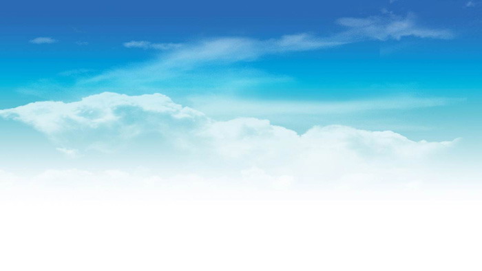 雅緻藍天白雲PPT背景圖片