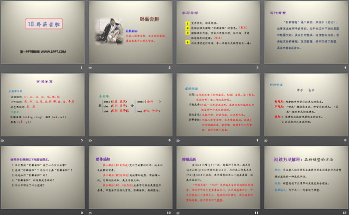 《卧薪尝胆》PPT（2）