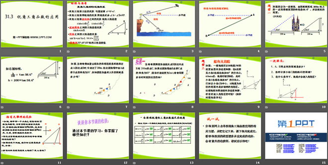 《锐角三角函数的应用》PPT课件（2）