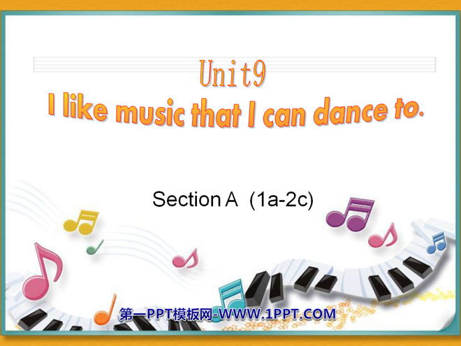 "I like music that I can dance to" PPT courseware 6
