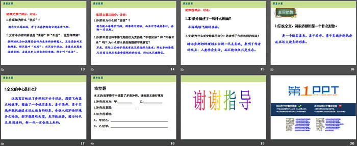 《海鸥乔那坦》PPT课件
（3）