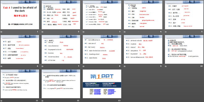 《I used to be afraid of the dark》PPT课件17（2）
