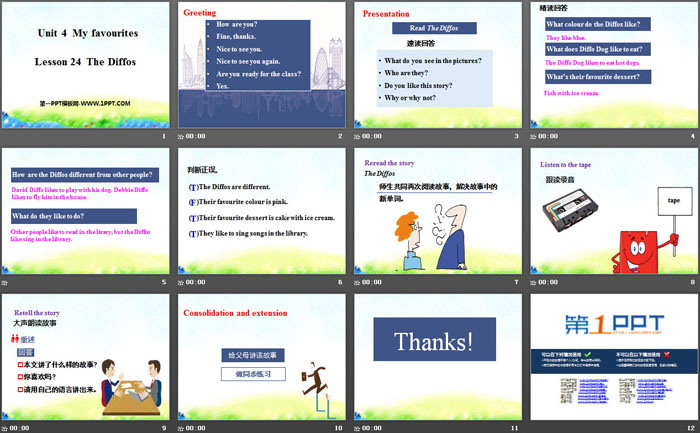 《The Diffos》My Favourites PPT（2）