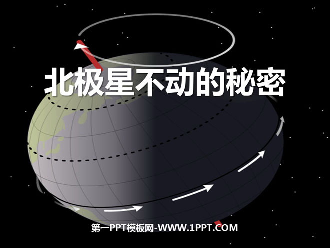 "The Secret of Polaris' Immobility" The Movement of the Earth PPT Courseware 3
