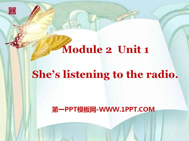 《She's listening to the radio》PPT課件3