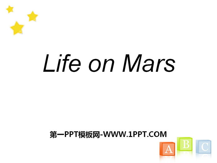 "Life on Mars" PPT