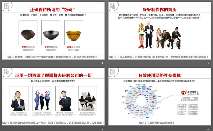 关于找工作的10个忠告PPT下载（3）