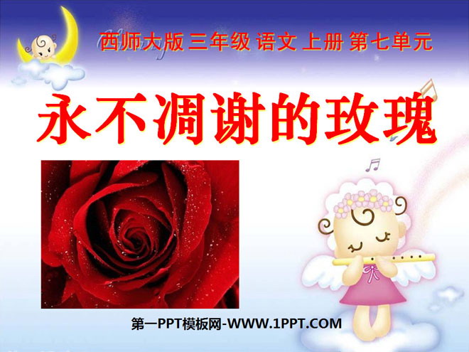 "The Rose That Never Fades" PPT Courseware 5