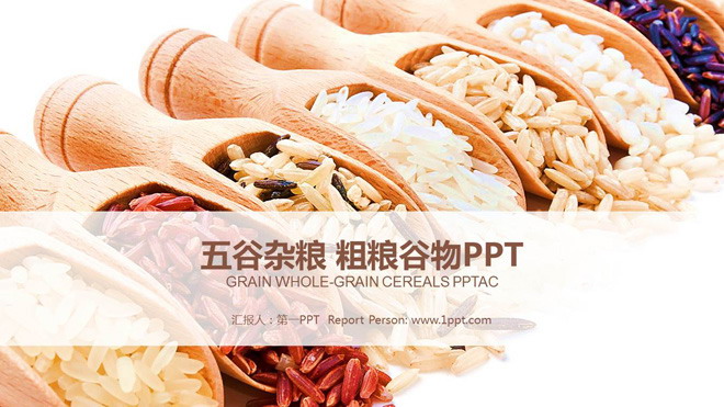 五谷杂粮粮食农产品PPT模板（1）