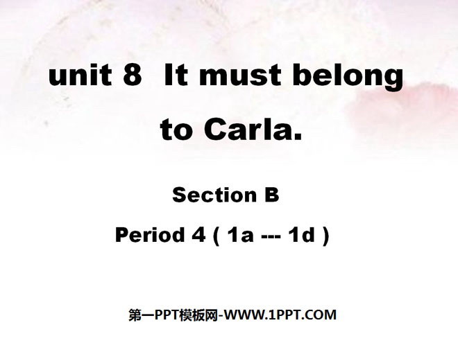 "It must belong to Carla" PPT courseware 3
