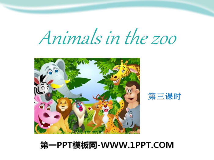 "Animals in the zoo" PPT download